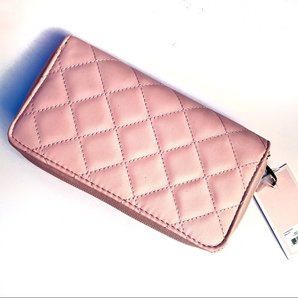 Juicy Couture Starburst Macaroon Pink Zip Around Wallet with Charms - Picture 3 of 12